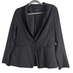 Banana Republic Women’s Long and Lean Blazer, Slate Gray, size 6